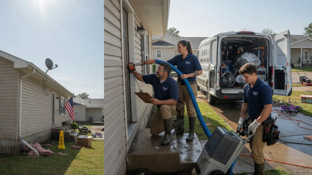 Ceiling Water Damage Restoration in Brookport, IL near me